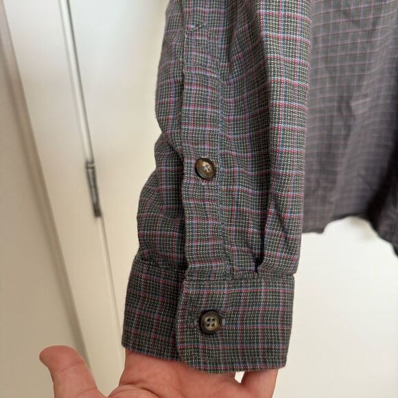 Vtg Patagonia Shirt Mens Sz XXL Brown Button Up Organic Cotton Casual Outdoor - Picture 4 of 11